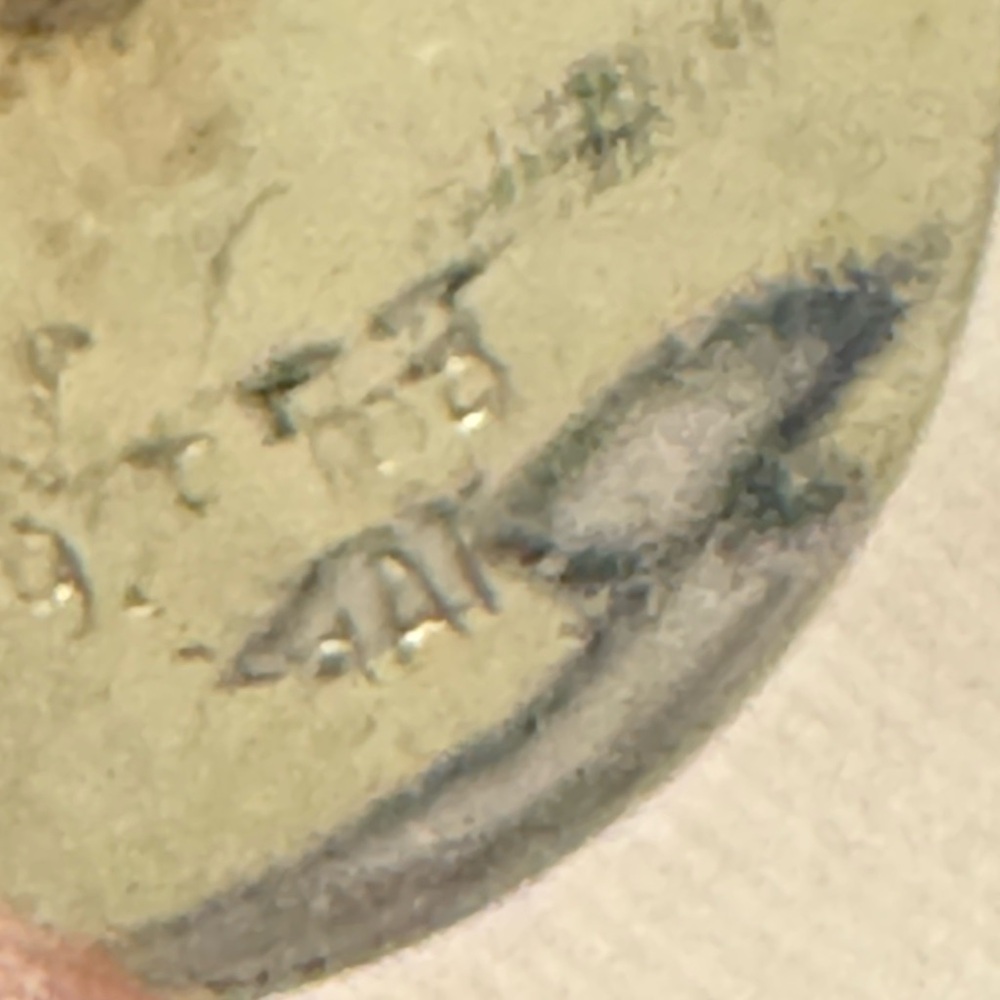 Taxco Silver Round And Flat Back Button Style Ear… - image 7